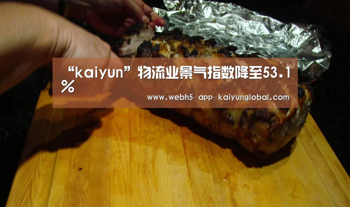 “kaiyun”物流业景气指数降至53.1%(图1)
