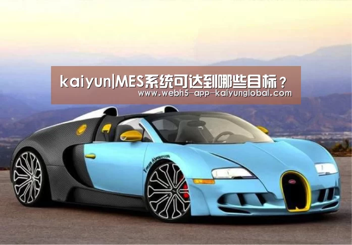 kaiyun|MES系统可达到哪些目标？(图2)