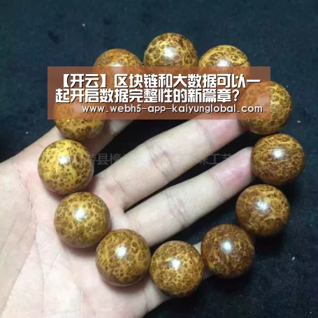 【开云】区块链和大数据可以一起开启数据完整性的新篇章?(图1)